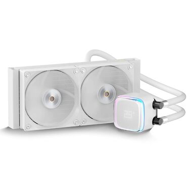 AIO рідинне охолодження ПК з цифровим дисплеєм, 360 мм, для AMD AM4/AM5 та Intel LGA 115X/1200/1700/1851 (Iota L24 WH)