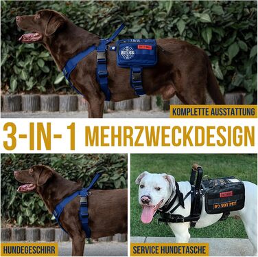 Шлейка для собак OneTigris Guardian з 3 D-подібними кільцями та великою кишенею, червона (M)