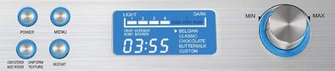 Вафельниця GASTROBACK 42424 Advanced Control, 1600 Вт, 5 програм, 7 рівнів підсмаження, LCD-дисплей, нержавіюча сталь, срібляста, одиночна