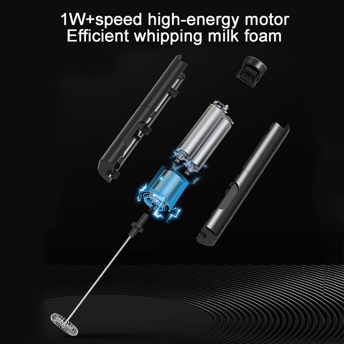 Електричний пінозбивач для молока Lamkrtlp: для капучино, лате, гарячого шоколаду