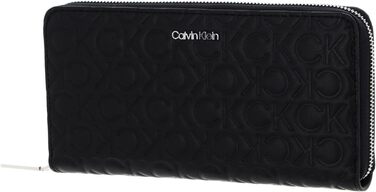 Гаманець Calvin Klein CK Must Zip з тисненням, чорний