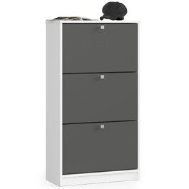 Полиця для взуття Akord, 60 x 113 x 28,5 см, графіт