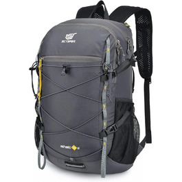 SKYSPER ISHELL 30 Foldable Backpack 30L Ultra-light Daypack Packable Daypack Waterproof Hiking Backpack Travel Backpack for Camping Outdoor Hiking Travel (Ishell30-dark gray)