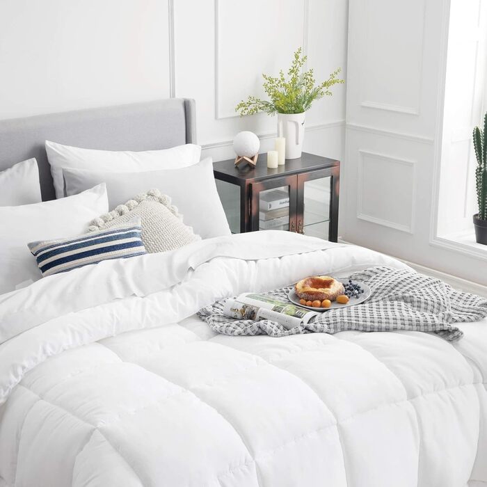 Комплект постільної білизни BEDSURE: ковдра зимова 135x200, ковдра літня 135x200, ковдра всесезонна 135x200, біла (200x200 см)