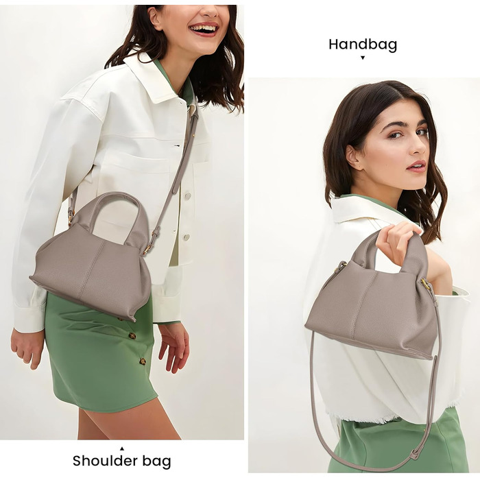 Сумка-клатч жіноча Cloud Pouch Bag сіра міні: сумка на плече, кросбоді, ретро, з ремінцем