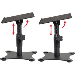 Підставка для монітора та динаміків Gator Frameworks: 2 шт., регульований кут 0-15°, з EVA-подушкою