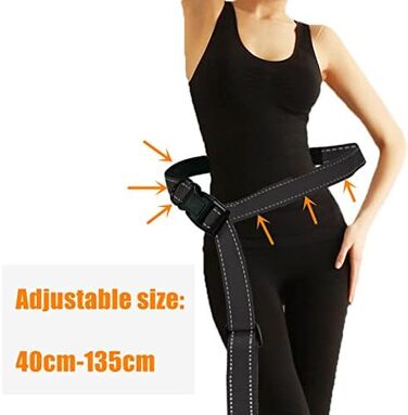 Поводок для собак YankMooM 6-в-1: багатофункціональний, регульований, з надійним амортизатором. Підходить для бігу, прогулянок, тренувань, поїздок в авто з собаками середніх та великих порід. Включає автомобільний ремінь безпеки (1,5 - 2,4 м)