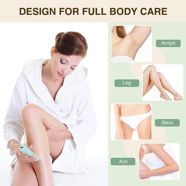 Електричний триммер для бікіні та тіла: для жінок та чоловіків, з керамічними лезами Dunkelgrün