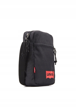 Чоловіча сумка-месенджер Levi's Mini Crossbody Solid Batwing, чорна