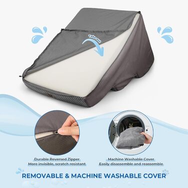 Сходинка для собак маленьких порід, 2 сходинки, 30 см, для домашніх тварин, миється, не слизька, для котів, для ліжка, дивану, сірого кольору