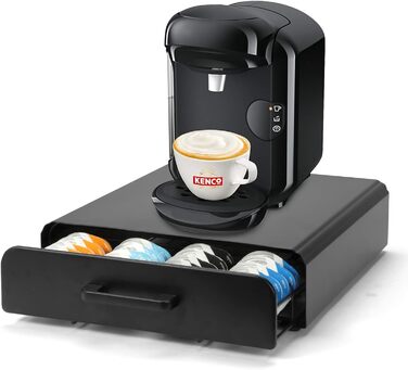 Організатор для капсул Tassimo (64 шт.) 2-в-1: тримач та підставка для кавоварки | SYSYLY