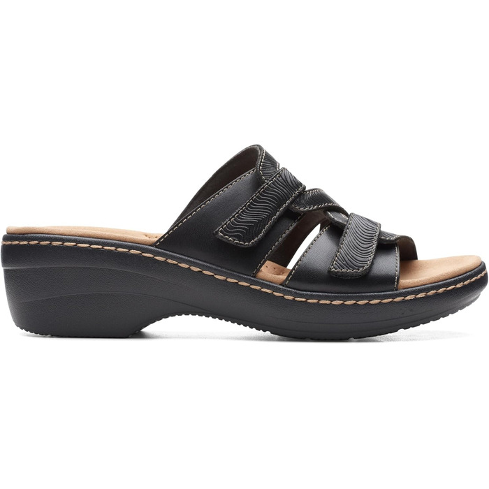 Босоніжки Clarks Merliah Karli Keilsandale жіночі, чорні, 39.5 EU