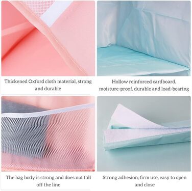 Настінна полиця-органайзер для шафи, 4 відділення, сітчасті кишені, сірий колір, 30x22.5x80 см