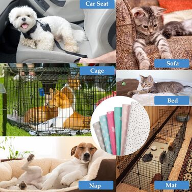 М'яка ковдра для собак та котів LeerKing: двошарова флісова ковдра 100 x 150 см (світло-сірий + зелений)