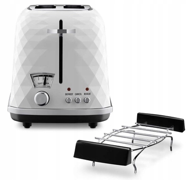 Тостер De'Longhi CTJ 2103.W, білий, 900 Вт