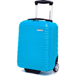 Чемодан на колесах Wittchen Groove Line L, великий, з ABS-пластику, 4 колеса, кодовий замок, чорний (підходить для Lufthansa/Eurowings/Ryanair)