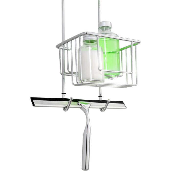 Підвісна полиця для душу Kowald Design, хром, вузька, 68x15x12 см