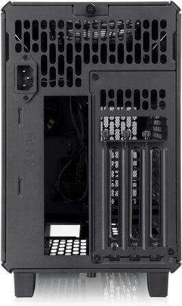 Корпус Thermaltake TR100 Black Mini-ITX SFF: 18.4L, Dual-Chamber, PCIe 4.0, підтримка AIO 280mm, тиха система охолодження