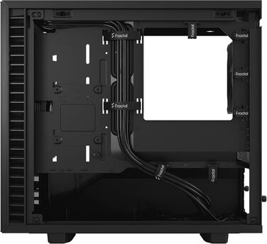Корпус для ПК Fractal Design Define 7 Nano Black - Mini ITX, тиха система, скло, чорний