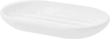 Seifenschale Umbra Touch, овальна, з Soft Touch покриттям, біла, 14 x 9 x 2 см