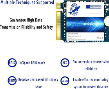 SSD Dogfish M.2 2230 NVMe PCIe 4.0 512GB для ігор та ноутбуків