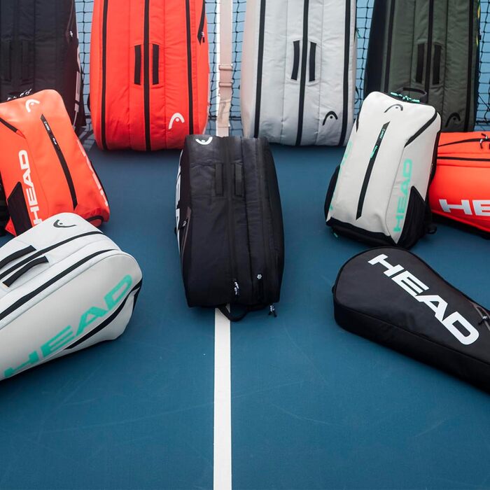 Сумка для ракет HEAD Tour Racquet Bag чорного та білого кольорів