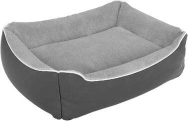 Лежанка для собак та котів Sogni E Capricci NUVOLA, сіра, 62x50x17 см