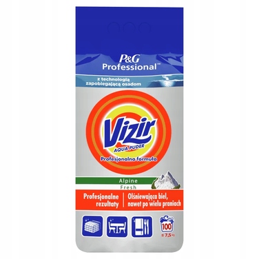Пральний порошок Vizir Professional для білого 5,5 кг (100 прань)