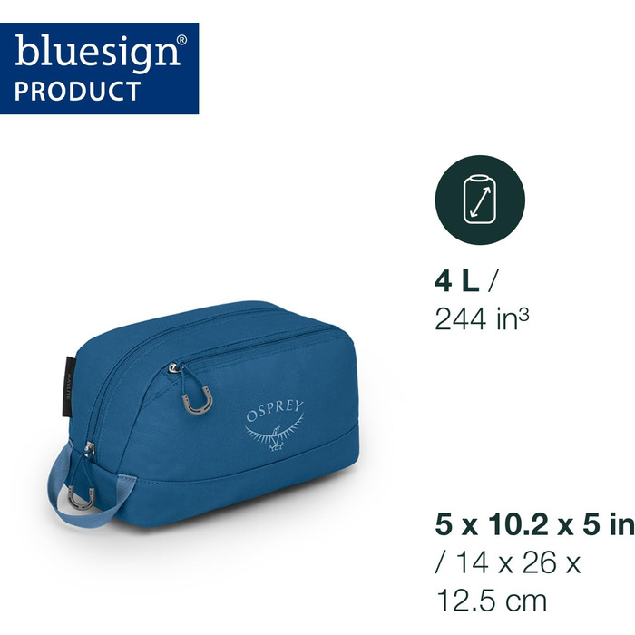 Набір туалетних аксесуарів Osprey Daylite / Tunnel Vision (Синій)