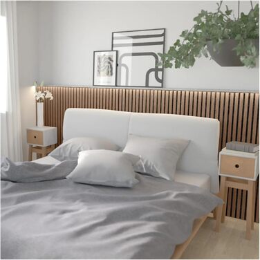 Акустичні настінні панелі HORI з ефектом дерева для шумоізоляції та декору стін, 120x60x2,1 см, колір Walnut Rustic (темний горіх)