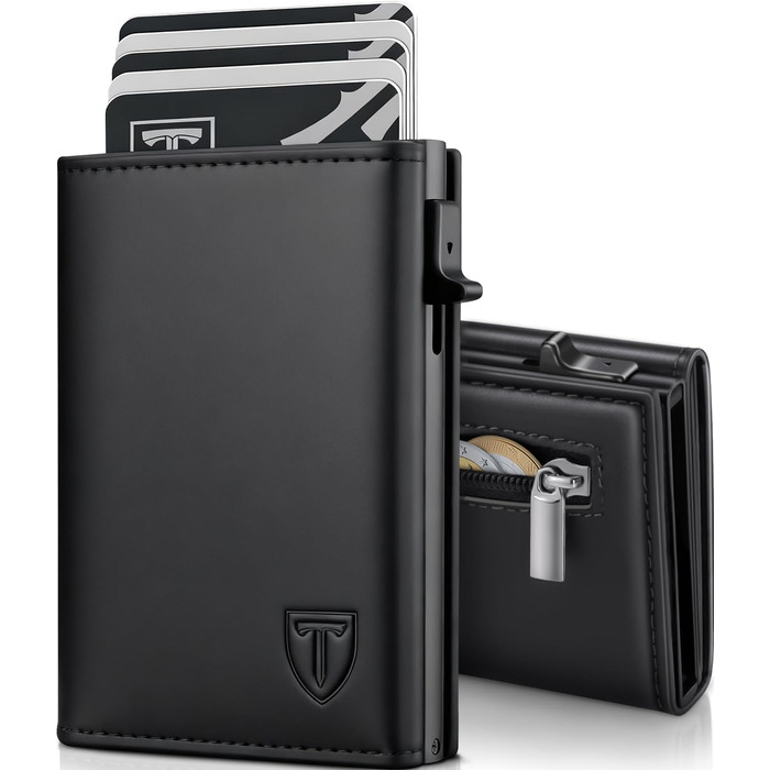 TENBST Smart Wallet 3.0: Шкіряний гаманець для чоловіків з магнітною застібкою | RFID-захист | Slim-модель | Гаманець-картхолдер