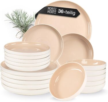 Набір кавових чашок Moritz & Moritz CAVO, 6 шт., 500 мл, з високоякісної кераміки, стильний дизайн з ручкою