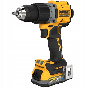 Дриль-викрутач DeWALT DCD800E1T 18V XR PowerStack, 90Нм, комплект з АКБ 1,7Аг