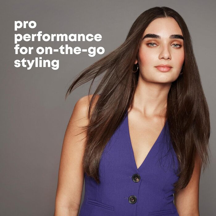 Professional Ceramic Hair Straightener & Curling Iron - 80-235°C with Ionic Plates, LCD Display, 3m Cord & Hair Care Oils