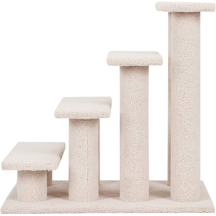 Сходинка для кота/собаки GOPLUS, крізь дерево, бежевий колір