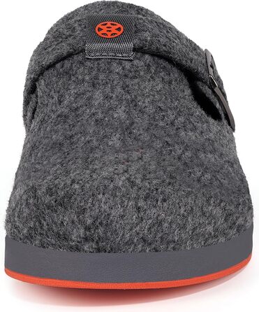 Фетрові тапочки Sisttke для жінок та чоловіків, унісекс, зимові, закриті, з змінним устілком, сірі, 41 EU, 2440