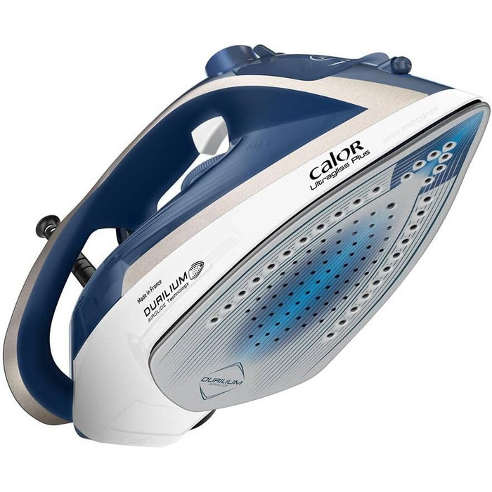 Праска Calor Ultragliss Plus FV6812C0: потужність 2800 Вт, 50 г/хв (пар), 260 г/хв (парний удар), 100% активна підошва, стійка до подряпин, вертикальне прасування