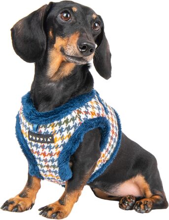 Жилет для собак Puppia Gianni Step-in з квітковим принтом, теплий зимовий, для маленьких та середніх собак, вишневий, розмір L