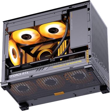 Корпус для ПК Jonsbo D32 PRO білий: компактний mATX з підключенням ззаду, фільтрами від пилу та високою якістю охолодження. Сумісний з чорним та склом Tempered Glass