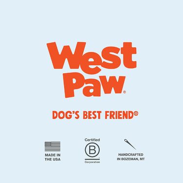 WEST PAW Zogoflex Toppl Treat Dispenser Dog Toy Puzzle - Interactive Chew Toy for Dogs - Dog Toy for Moderate Chewers, Fetch, Catch - Holds Dry Food, Treats, XL