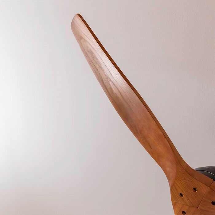 Вентилятор стельовий Cecotec Energysilence Aero 580, 40W, чорний/горіх