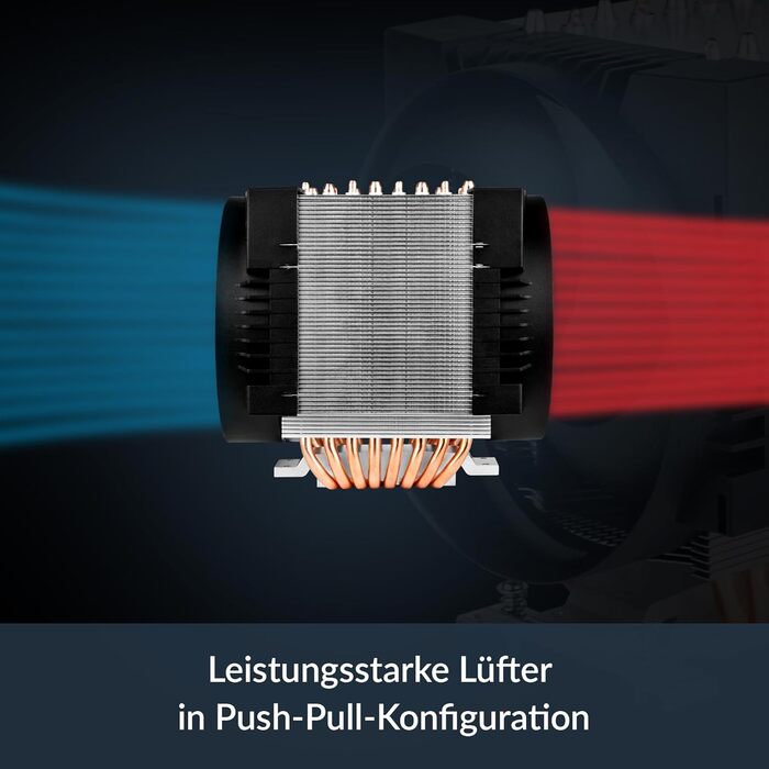 ARCTIC Freezer 4U-M (Rev. 2) - Кулер для серверних процесорів AMD та Intel, 2 x 120 мм вентилятори, 400–2300 rpm, Rack Fan