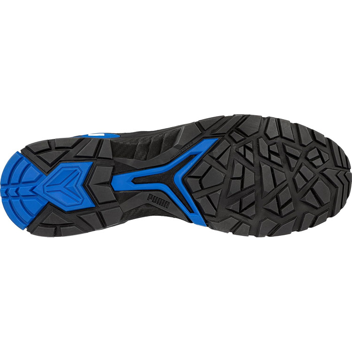 Робоче взуття PUMA Safety Rio Black Mid S3 SRC - чоловічі чорні черевики для роботи з металевим носком, антипробуксовні, 46 EU