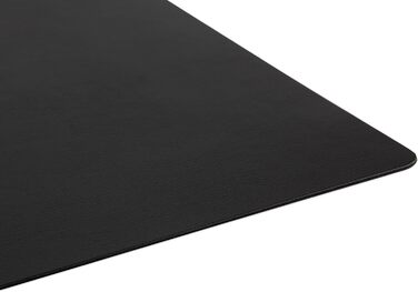 Table Placemats Washable 4-Pack – Sustainable, Stable & Non-Slip – High-Quality Recycled Leather, Made in Germany (Black)