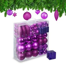 Relaxdays Christmas Baubles - Set of 110