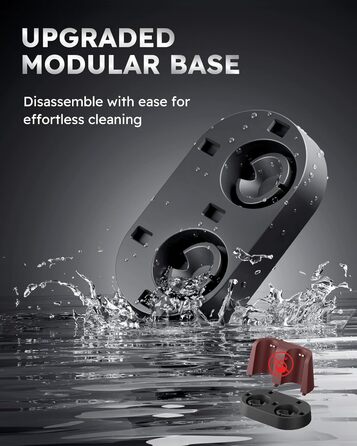 Електрична мельниця для солі та перцю FORLIM, USB-зарядка, з LED-підсвіткою, регульована ступінь помолу, 7 рівнів, 2 шт. (чорний+білий)