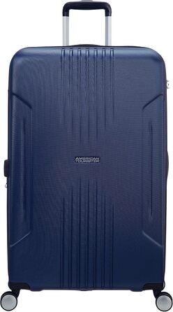 Велика розширювана валіза American Tourister Tracklite Spinner 120 л, темно-синя, 78 см