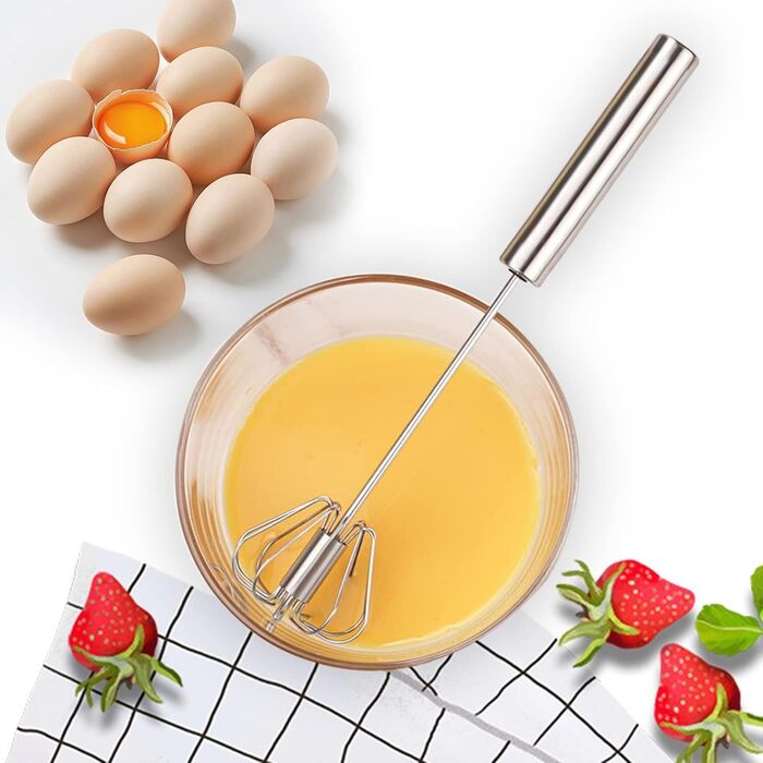 Набір міксерів для збивання яєць, 2 шт. з нержавіючої сталі
