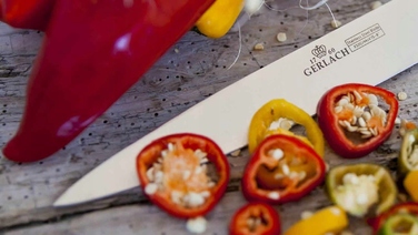 Набір ножів у підставці Gerlach Modern, 5 предметів, чорний блок