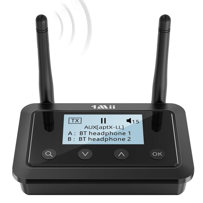 HiFi Bluetooth адаптер 1Mii B03Pro+ з підтримкою LDAC, передавач та приймач для телевізора та стереосистем